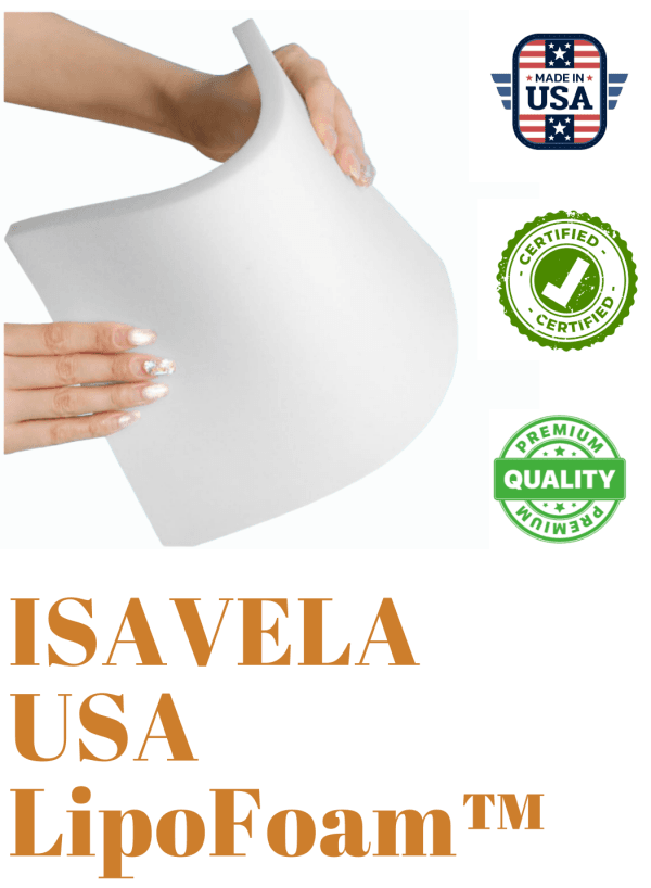 ISAVELA USA Lipo Foam™ 5 Sheets of Comfortable Support Foam - Premium Quality
