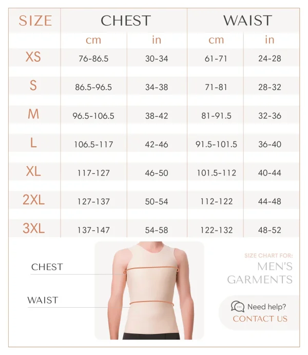 ISAVELA USA Compression Vest with Zipper Comfortable & Supportive MG03