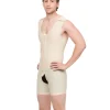 MG02 - Isavela_Compression_Garments_Fajas_PlasticSurgery_RecoveryGarment_bodycontour_postsurgical_support_male_full_body_above_knee_length_abdominal_cosmetic_surgery_compression_garment_with